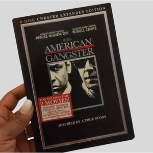 American Gangster DVD 2-Disc Unrated Extended Denzel Washington Slipcover